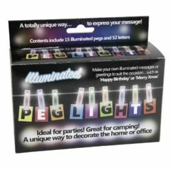 Funtime Illuminated Peg Lights -gifts shop funtime peg lights lf6580 4
