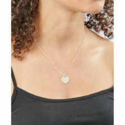 Elements Heart Engravable Tag Boxed Silver Pendant -gifts shop gecko elements jewellery p4830