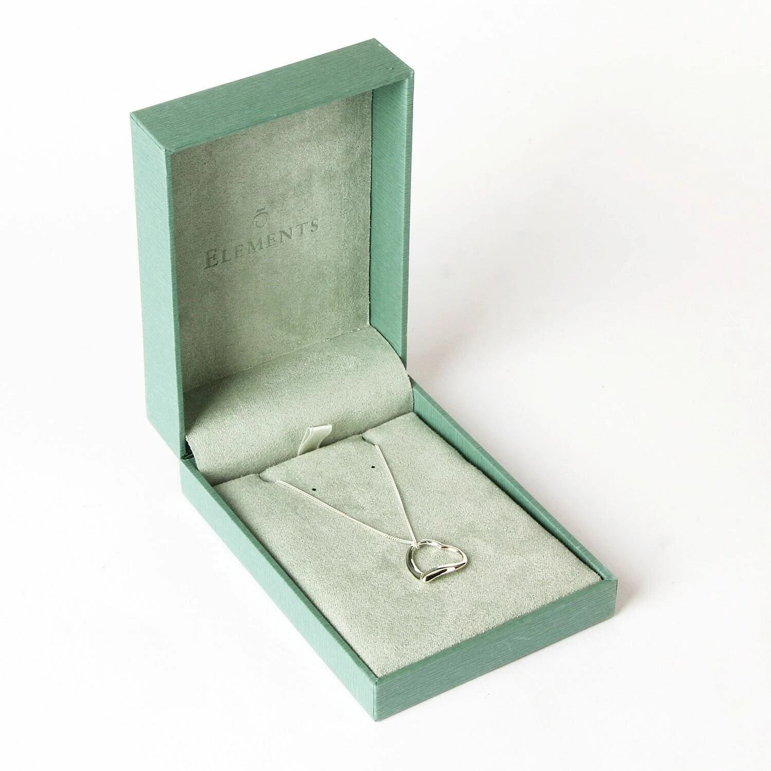 Elements Open Heart Boxed Silver Pendant 3 Elements Open Heart Boxed Silver Pendant - Image 3