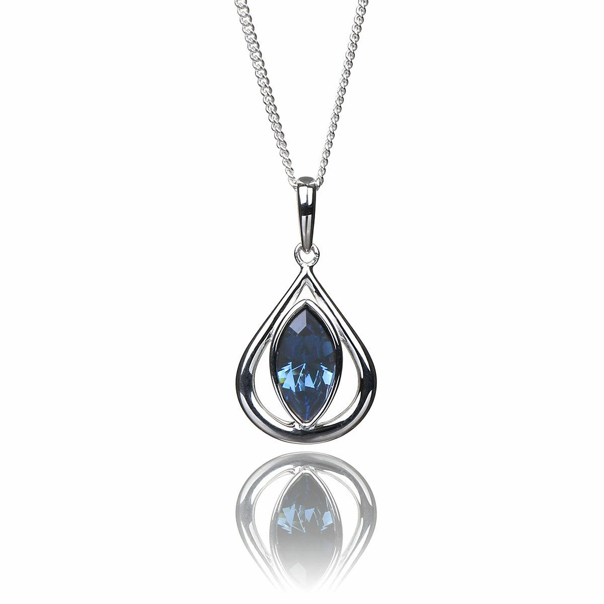 Elements Montana Crystal Teardrop 2 Piece Jewellery Set 2 Elements Montana Crystal Teardrop 2 Piece Jewellery Set - Image 2