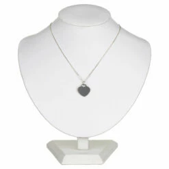 Elements Heart Engravable Tag Boxed Silver Pendant -gifts shop gecko elements tgp4830 heart engravable tag boxed pendant bust