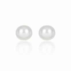Elements Freshwater Pearl 7mm Boxed Stud Earrings