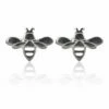 Elements Bee Silver Stud Earrings