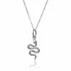 Elements Snake Silver Necklace