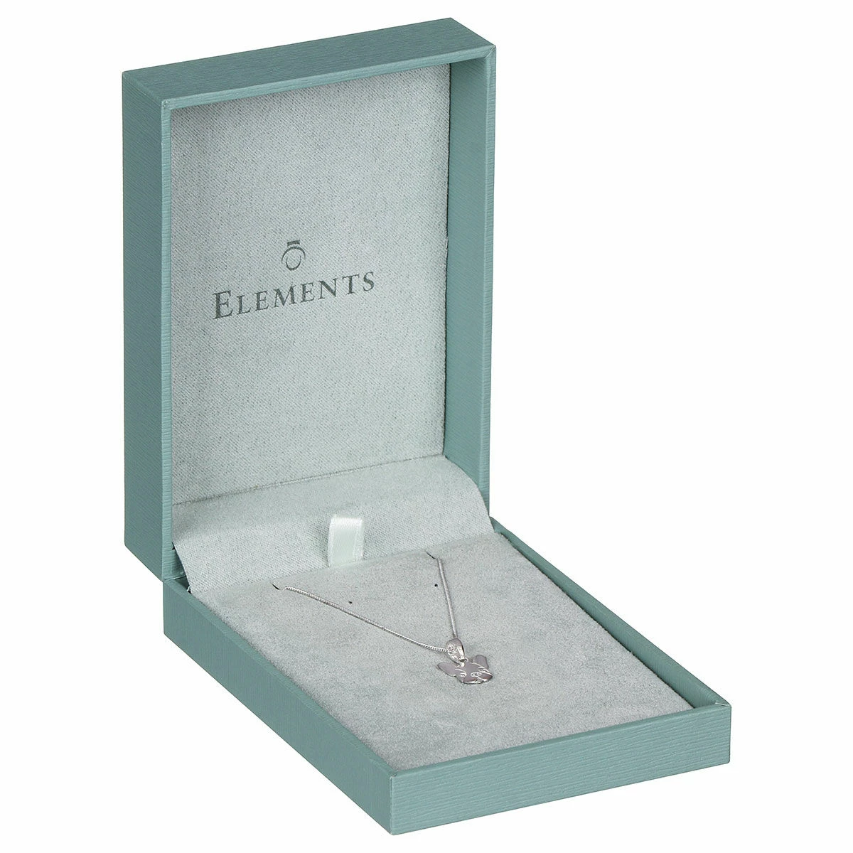 Elements French Bulldog Pendant Silver Necklace 2 Elements French Bulldog Pendant Silver Necklace - Image 2