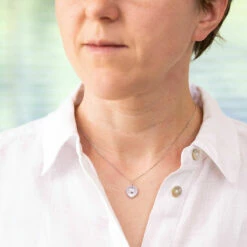 Elements Sun Ray Textured Heart Pendant Silver Necklace 7 Elements Sun Ray Textured Heart Pendant Silver Necklace -gifts shop gecko tgp4969 elements sun ray textured heart pendant silver necklace lifestyle 2