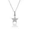 Elements Clear Cubic Zirconia Star Boxed Pendant