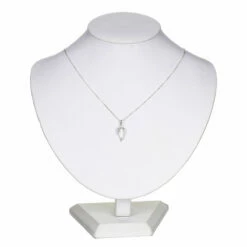 Elements Leaf Drop Boxed Silver Pendant -gifts shop geko elements tgp3915 leaf drop boxed silver pendant 03