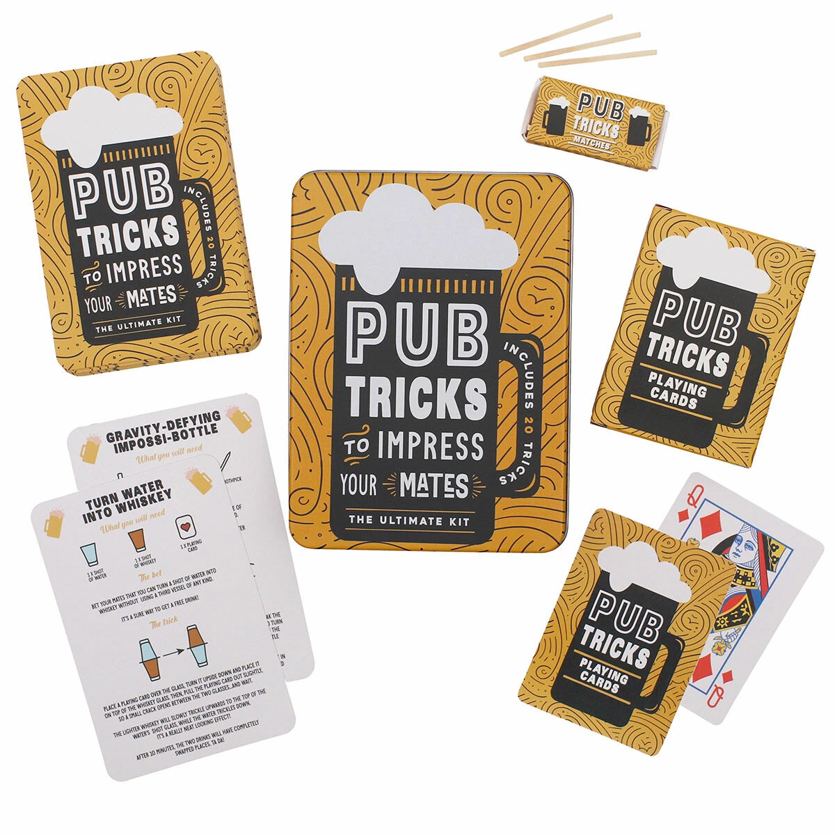 Gift Republic Pub Tricks Tin 2 Gift Republic Pub Tricks Tin - Image 2