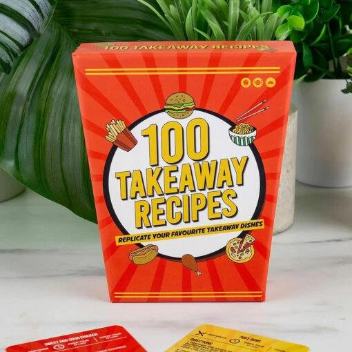 Gift Republic 100 Takeaway Recipes Cards -gifts shop gr820033 gift republic 100 takeaway recipes cards 1