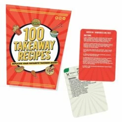 Gift Republic 100 Takeaway Recipes Cards -gifts shop gr820033 gift republic 100 takeaway recipes cards 3