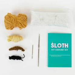 Gift Republic Sloth Crochet Kit -gifts shop gr830025 gift republic sloth crochet kit 3