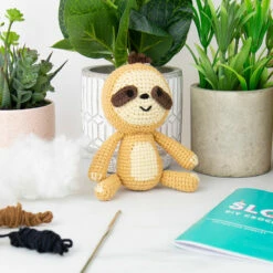 Gift Republic Sloth Crochet Kit -gifts shop gr830025 gift republic sloth crochet kit 8