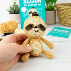 Gift Republic Sloth Crochet Kit -gifts shop gr830025 gift republic sloth crochet kit 9
