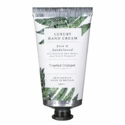 Toasted Crumpet ‘Fern & Sandalwood’ Luxury Hand Cream -gifts shop hc23 toasted crumpet fern sandalwood luxury boxed hand cream 2