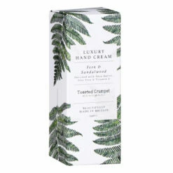 Toasted Crumpet ‘Fern & Sandalwood’ Luxury Hand Cream -gifts shop hc23 toasted crumpet fern sandalwood luxury boxed hand cream 3