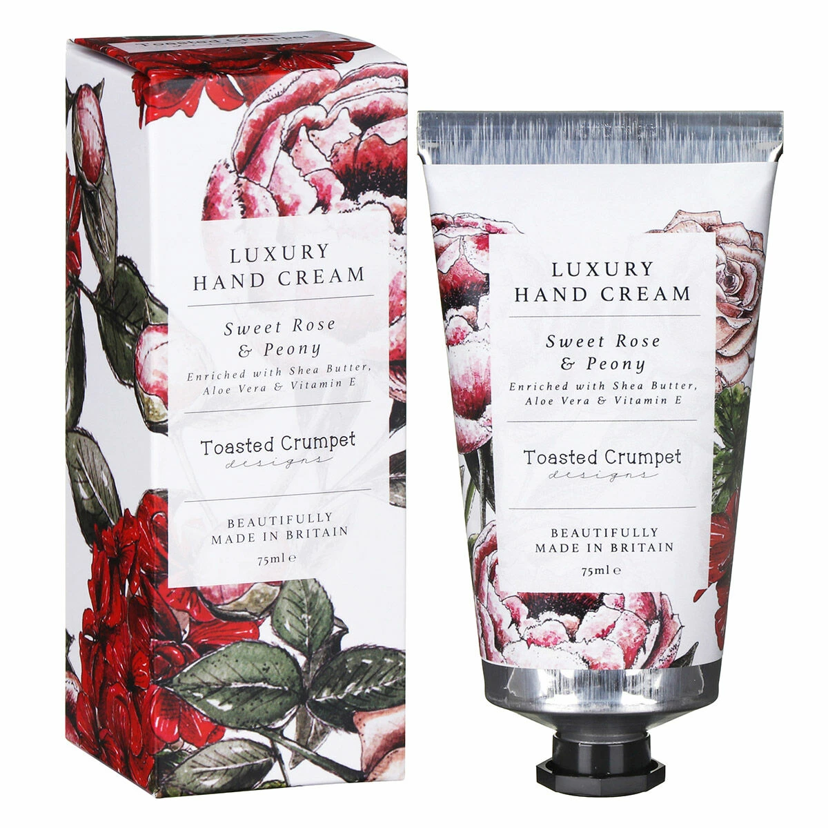Toasted Crumpet ‘Sweet Rose & Peony’ Luxury Hand Cream 1 Toasted Crumpet ‘Sweet Rose & Peony’ Luxury Hand Cream