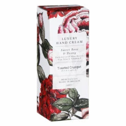 Toasted Crumpet ‘Sweet Rose & Peony’ Luxury Hand Cream 12 Toasted Crumpet ‘Sweet Rose & Peony’ Luxury Hand Cream -gifts shop hc45 toasted crumpet sweet rose peony luxury boxed hand cream 3