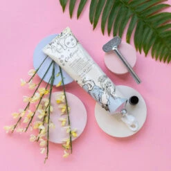 Cath Kidston Power To The Peaceful Balance Hand Cream With Twist Key -gifts shop heathcote ivory fg1958 cath kidston balance hand cream with twist key lifestyle