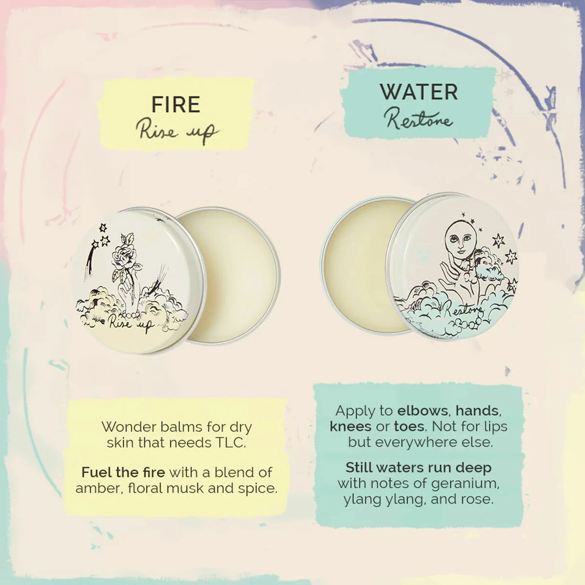 Cath Kidston Power To The Peaceful Rise Up & Restore Set Of Two Wonder Balms 4 Cath Kidston Power To The Peaceful Rise Up & Restore Set Of Two Wonder Balms - Image 4