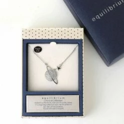 Equilibrium Celestial Planet White Gold Plated Necklace 5 Equilibrium Celestial Planet White Gold Plated Necklace -gifts shop joe davies 289343 equilibrium necklace 3 1