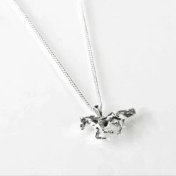 Equilibrium Country Horse Silver Plated Necklace