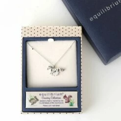Equilibrium Country Horse Silver Plated Necklace -gifts shop joe davies 299215 equilibrium necklace 3