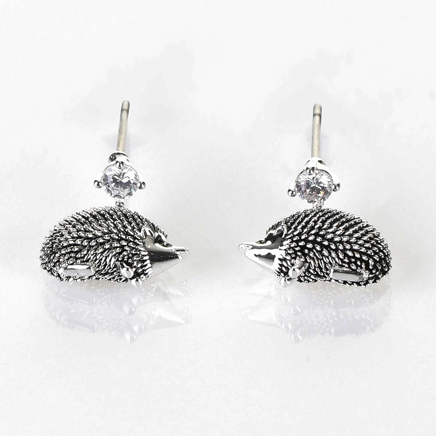Equilibrium Country Hedgehog Silver Plated Earrings 1 Equilibrium Country Hedgehog Silver Plated Earrings