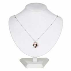 Equilibrium Love Locks Two Tone Heart Lock & Key Necklace -gifts shop joe davies 319525 equilibrium love locks heart lock and key necklace 4