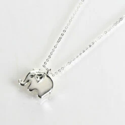 Equilibrium Silver Plated Cute Little Ellie Necklace