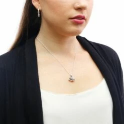 Equilibrium Hedgehog Silver Plated Boxed Necklace -gifts shop joe davies equilibrium 284603 hedg necklace