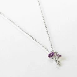 Equilibrium Silver Plated Gerbera Daisy Necklace -gifts shop joe davies equilibrium 324611 silver plated gerbera daisy necklace 2