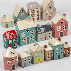 Shudehill Village Pottery Cream House Wax Melt & Oil Warmer -gifts shop joe davies shudehill village pottery lifestyle 2 7