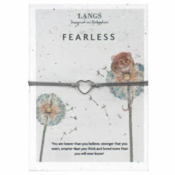 Langs ‘Fearless’ Bracelet & Plantable Seed Card -gifts shop langs 4sw203 fearless bracelet and plantable seed card 4