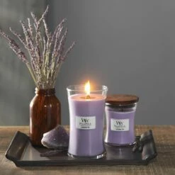 WoodWick Lavender Spa Large Hourglass Candle 5 WoodWick Lavender Spa Large Hourglass Candle -gifts shop lavender spa lifestyle 1