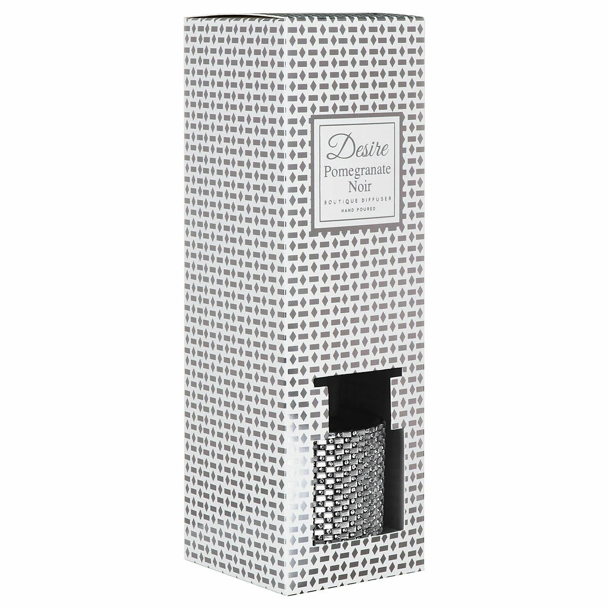 Desire Silver Diamante Pomegranate Noir 100ml Reed Diffuser 4 Desire Silver Diamante Pomegranate Noir 100ml Reed Diffuser - Image 4
