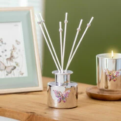Desire Silver Butterfly Pomegranate Noir 100ml Reed Diffuser