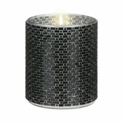 Desire Black Diamante Pomegranate Noir Soy Wax Candle -gifts shop lesser pavey lp49962 black diamante pomegranate noir candle 2