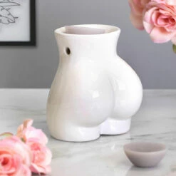 Desire White Body Derriere Wax Melt Warmer 9 Desire White Body Derriere Wax Melt Warmer -gifts shop lesser and pavey lp48108 white derriere melt warmer lifestyle 02 1