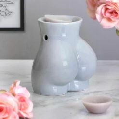 Desire Grey Body Derriere Wax Warmer -gifts shop lesser and pavey lp48110 grey derriere melt warmer lifetsyle 01 1