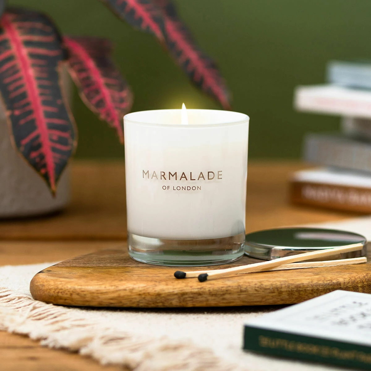 Marmalade Of London Pomegranate & Pear 230g Luxury Glass Soy Candle 5 Marmalade Of London Pomegranate & Pear 230g Luxury Glass Soy Candle - Image 5