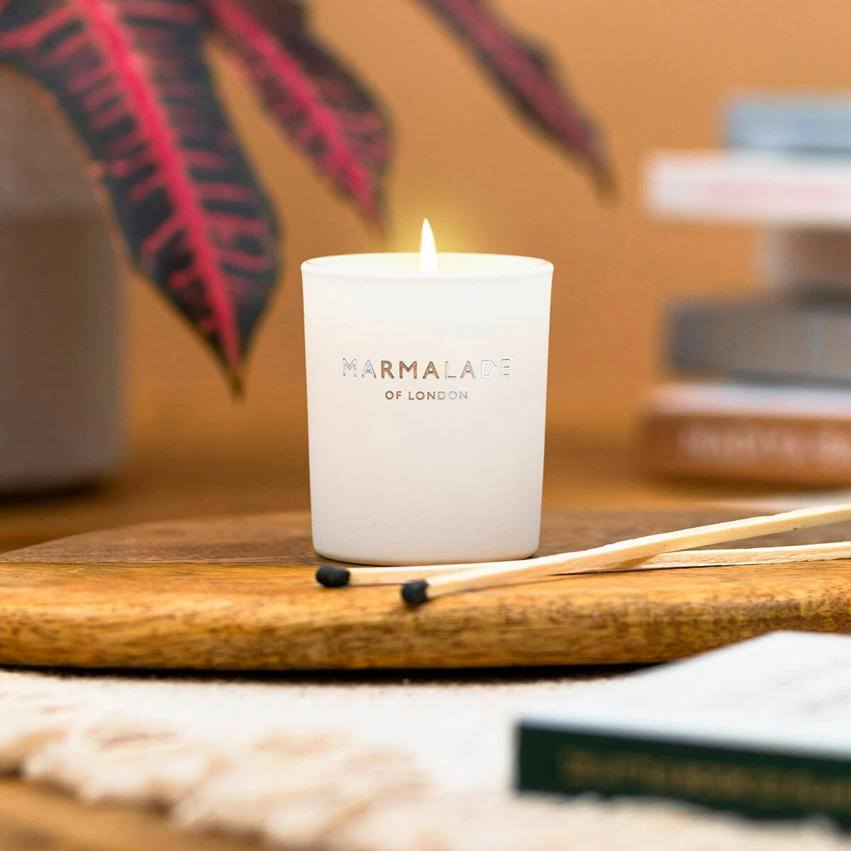 Marmalade Of London Pomegranate & Pear 70g Votive Glass Soy Candle 2 Marmalade Of London Pomegranate & Pear 70g Votive Glass Soy Candle - Image 2