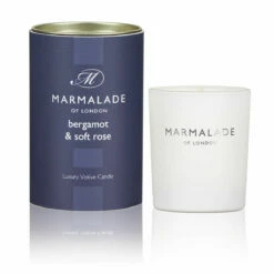 Marmalade Of London Bergamot & Soft Rose 70g Votive Glass Soy Candle