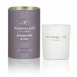 Marmalade Of London Pomegranate & Pear 70g Votive Glass Soy Candle