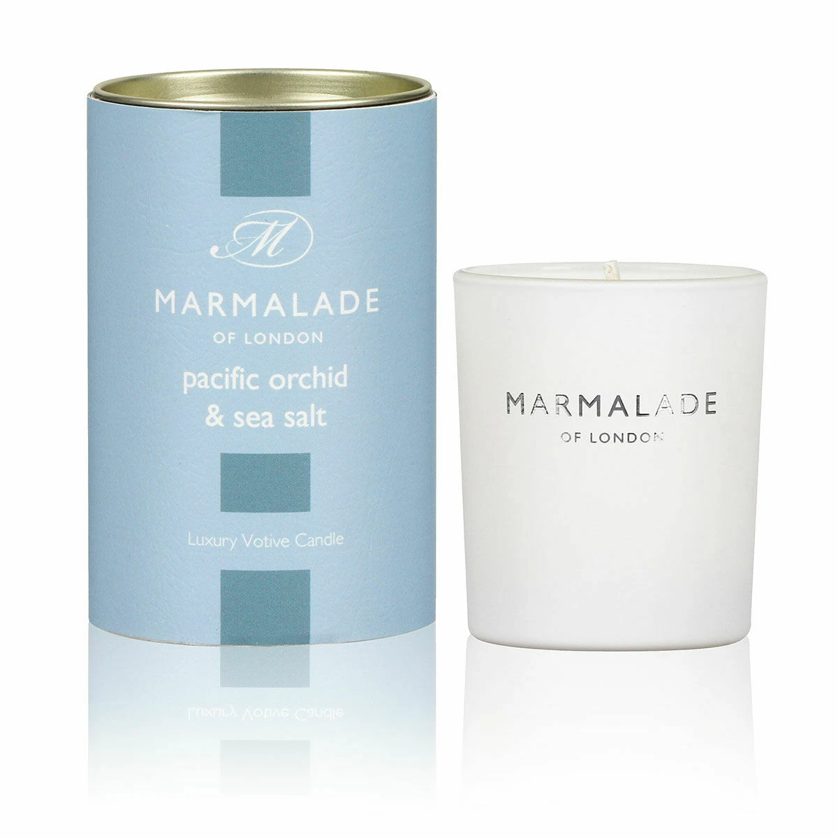 Marmalade Of London Pacific Orchid & Sea Salt 70g Votive Glass Soy Candle 1 Marmalade Of London Pacific Orchid & Sea Salt 70g Votive Glass Soy Candle