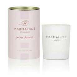 Marmalade Of London Peony Blossom 70g Votive Glass Soy Candle
