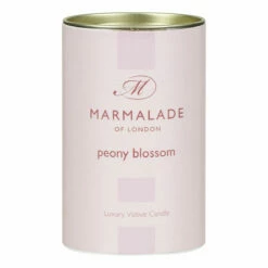 Marmalade Of London Peony Blossom 70g Votive Glass Soy Candle -gifts shop marmalade of london 10411 peony blossom 70g votive glass soy candle 4