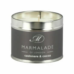 Marmalade Of London Cashmere & Cocoa 210g Tin Soy Candle -gifts shop marmalade of london 11685 cashmere cocoa 210g tin soy candle 2