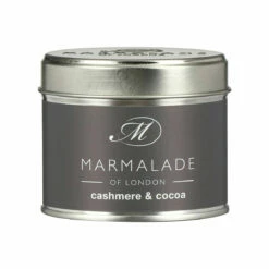 Marmalade Of London Cashmere & Cocoa 210g Tin Soy Candle -gifts shop marmalade of london 11685 cashmere cocoa 210g tin soy candle 4