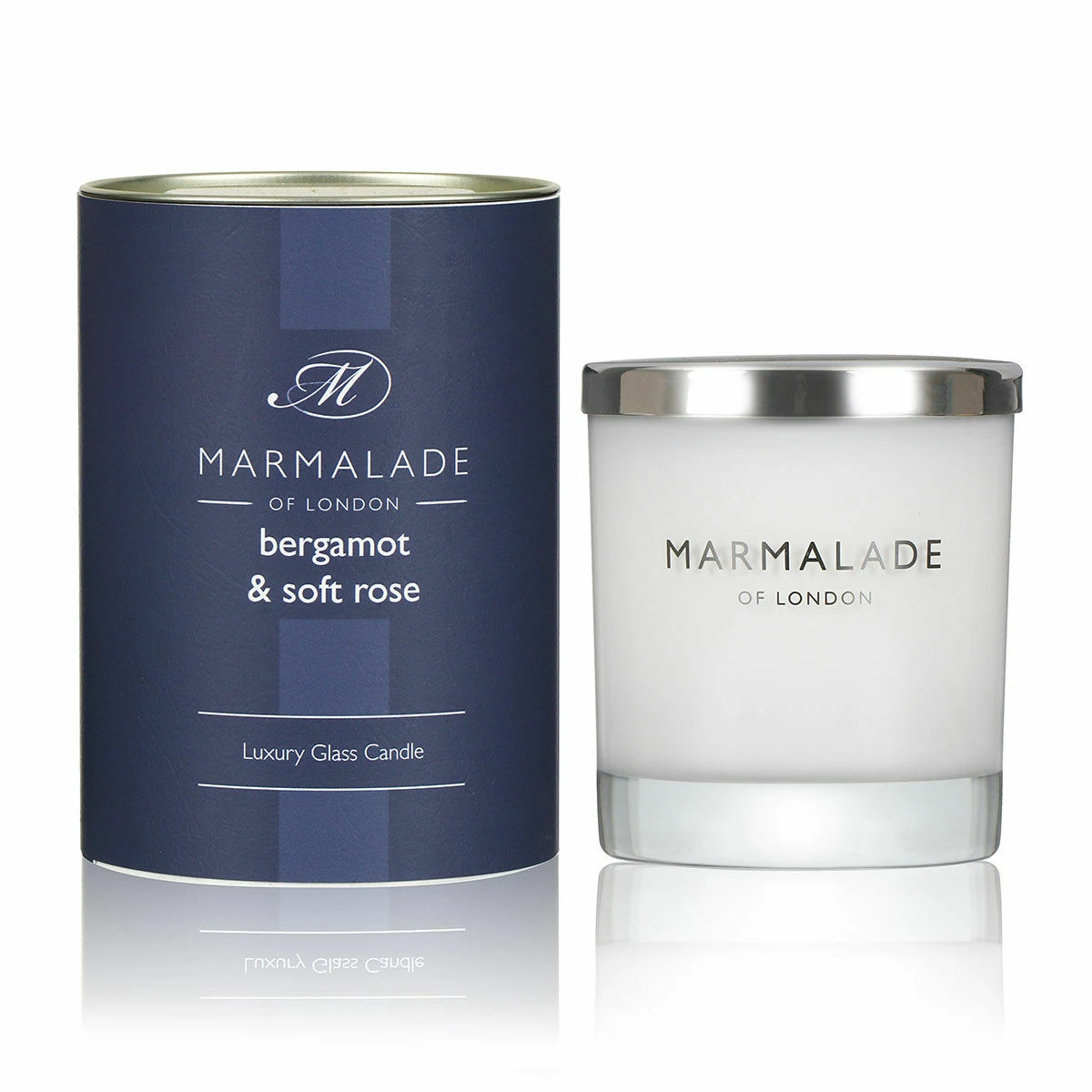 Marmalade Of London Bergamot & Soft Rose 230g Luxury Glass Soy Candle 1 Marmalade Of London Bergamot & Soft Rose 230g Luxury Glass Soy Candle
